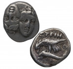 400-350 a.C. Tracia. Istros. Dracma. C-1540. Ag. 5,63 g. Bella. EBC- / EBC. Est.150.
