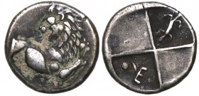 Cherson (Quersoneo) en Tracia. Hemidracma. 2,39 g. EBC-. Est.40.