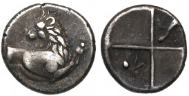 Cherson (Quersoneo) en Tracia. Hemidracma. 2,35 g. EBC-. Est.40.
