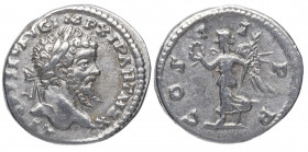 199 d.C. Septimio Severo. Roma. Denario. DS 4123 h. Ag. 3,25 g. COS II PP. Victoria a izquierda. MBC+. Est.60.