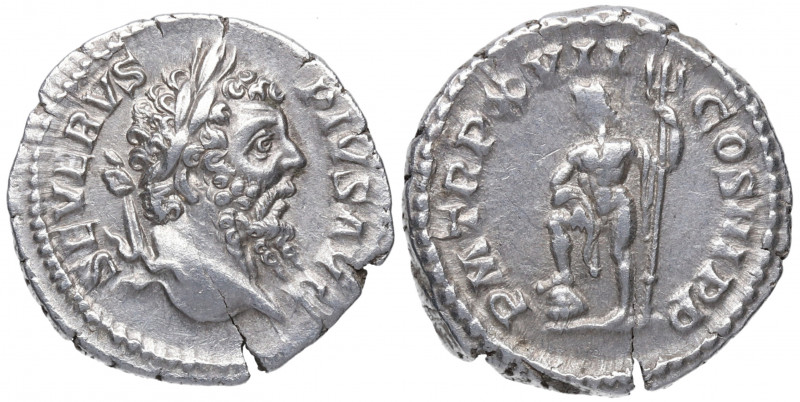 209 d.C. Septimio Severo. Roma. Denario. DS 4133 a.2.b. Ag. 3,31 g. PM TR P XVII...