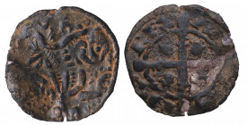 Alfonso IX (1188-1230). Dinero. Ve. 0,78 g. BC+. Est.30.