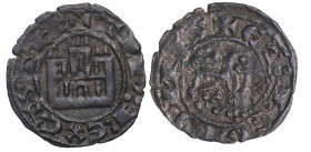 Alfonso X (1252-1284). Sin ceca. Dinero. Ve. 0,62 g. MBC+. Est.40.