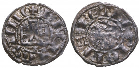 1295-1312. Fernando IV (1295-1312). Coruña. Dinero. Ve. 0,80 g. MBC+. Est.50.