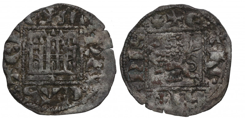 1312-1350. Alfonso XI (1312-1350). Coruña. Dinero. Ve. 0,82 g. 369-1379. Venera ...