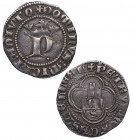 1350-1369. Pedro I (1350-1369). Sevilla. 1/2 Real . 1,65 g. EBC- / MBC+. Est.250.