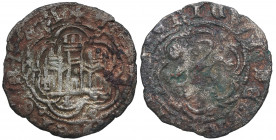 1390-1406. Enrique III (1390-1406). Coruña. Blanca. Ve. 2,26 g. MBC+. Est.30.