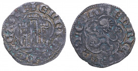 Enrique III (1390-1406). Sevilla. 1/2 Blanca. Ve. 1,29 g. MBC-. Est.30.