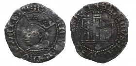 1454-1474. Enrique IV (1454-1474). Coruña. Dinero. Ve. 1,20 g. Atractiva. RARA. MBC. Est.300.