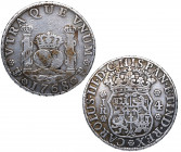 1768. Carlos III (1759-1788). Potosí. 4 Reales. JR. A&C 923. Ag. 13,28 g. Muy escasa. MBC. Est.650.