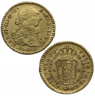1782. Carlos III (1759-1788). Popayán. 1 Escudo. SF. A&C 1427. Au. 3,37 g. MBC+. Est.325.