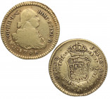 1798. Carlos IV (1788-1808). Popayán. 1 Escudo . JF. A&C 1156. Au. 3,31 g. MBC. Est.275.