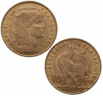 1912. Francia. 10 francos. Au. EBC+. Est.240.