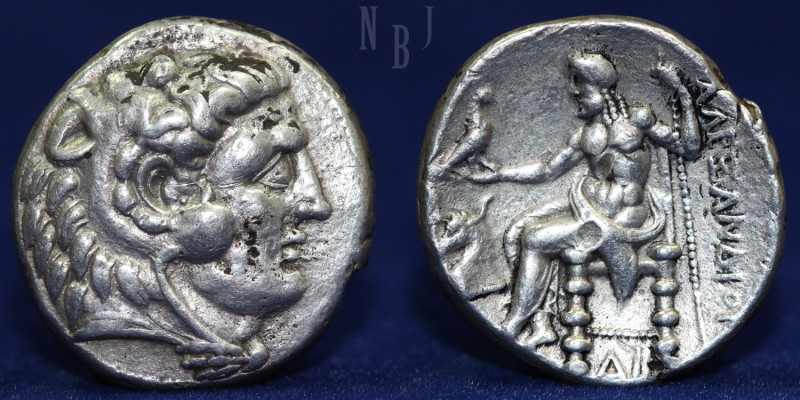 Seleukid Empire, Seleukos I Nikator AR Tetradrachm. In the name and types of Ale...
