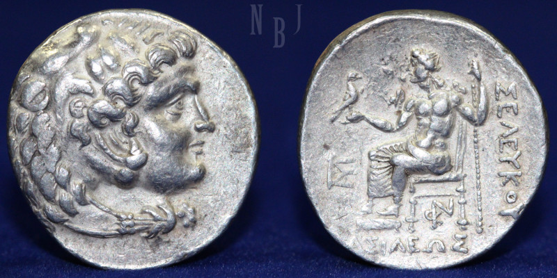Seleukos I Nikator AR Alexandrine Tetradrachm. Susa, ca 300-281 BC. (17gm, 27mm)...