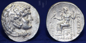 Seleukos I Nikator AR Alexandrine Tetradrachm. Susa, ca 300-281 BC. Susa mint, 17gm, 27mm, R