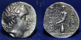 SELEUKID KINGS; Seleukos IV Philopator. 187-175 BC. AR Drachm, 4gm, 17mm