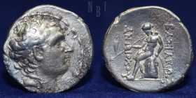 Seleucid Kingdom; ANTIOCHUS III THE GREAT (223-187 BC) AR Tetradrachm, 16.85gm, 29mm, VF