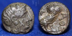 Arabia, Qataban AR 1/6. Unknown ruler(s). Timna, circa 350-320/00 BC, 1.25gm, 11mm, VF & R
