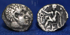 Arabia, 'Abi'el, late 3rd–mid 2nd century BC, Obol, Unknown ruler, 0.32gm, 8mm, Good VF