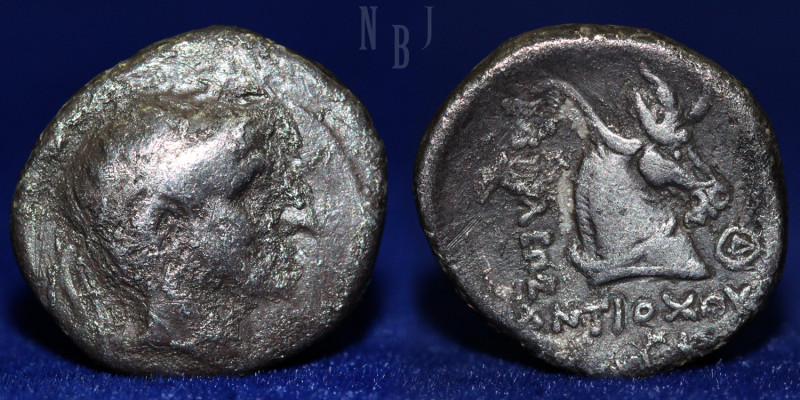 SELEUKID EMPIRE. Antiochos I Soter. 281-261 BC. AR Drachm (3.97gm, 17mm) Aï Khan...