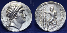 GRECO-BACTRIAN KINGDOM. Euthydemus I. AR tetradrachm, Mint A, 16.34gm, 29mm, About EF R