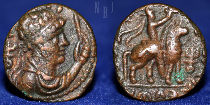 INDO-PARTHIAN - UNITED-PARTHIAN INDO - KING UNKNOWN (First century AD) 7.97gm, 2...