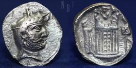 KINGS of PERSIS. Vadfradad (Autophradates) II. Silver Tetradrachm. 16.39gm, 26mm, EF RR