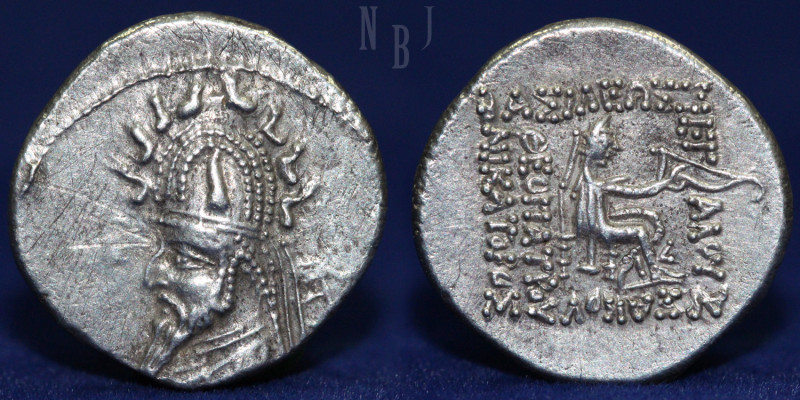 PARTHIAN COINS, Sinatruces (93/2-70/69 BC), Minted at Ecbatana or Rhagae. (4.23g...