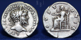 ROMAN; Septimius Severus AR Denarius, Laodicea, 198-200, 3.34gm, 19mm, GOOD VF