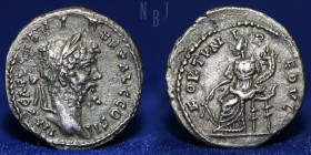 ROMAN; Septimius Severus, 193-211 AD, Denarius, Rome, 2.75gm, 18mm, VF