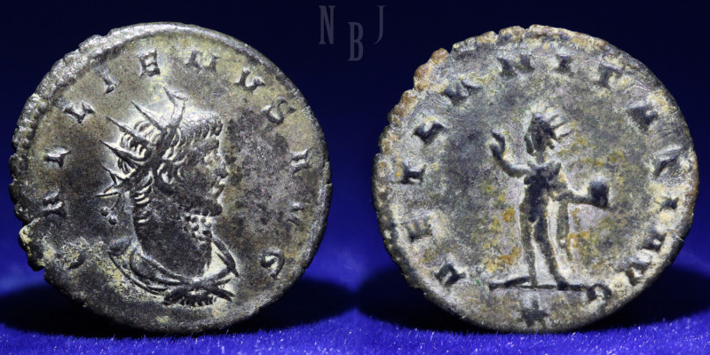 Gallienus Billon Antoninianus "AEQVIT AVG Aequitas. 264-267 AD. (2.73gm, 20mm) O...