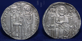 BYZANTINE. Andronicus III Paleologus (A.D. 1328-1341) Silver Basilikon, 2.15gm, 20mm, Good VF