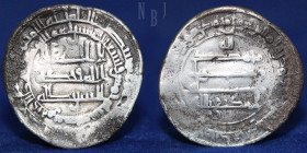 ABBASID, AL-MUKTAFI (289-295h) Dirham, Makka 295h, 4.98gm, 24mm, F