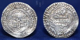 Abbasid, al-Mustansir (622-640h), silver dirham, Madinat al-Salam 637h, 2.90gm, 22mm, Good VF