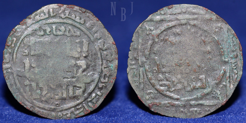 Mongol Great Khans coin AE jital, (3.29gm, 31mm) minted at Harat AH 615, Genghis...