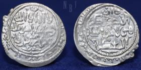 ILKHAN MONGOLS, HULAGU KHAN, AR DIRHAM, 658h, basta mint, 2.73gm, 27mm, Good VF