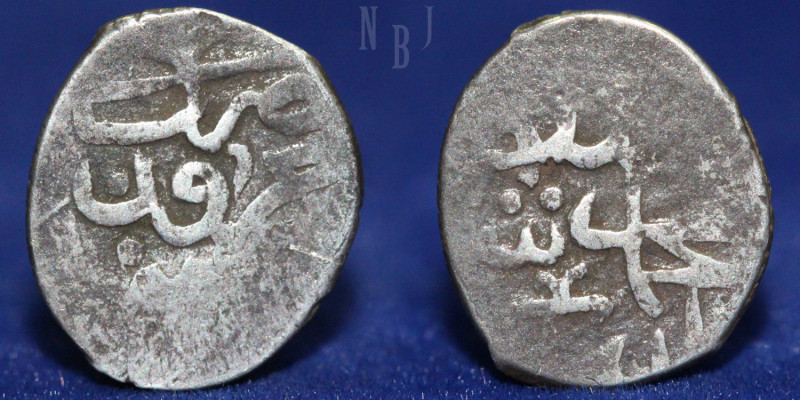 QALHATI AMIR: Muhammad, 1521-1534, AR "dirham" Jarun, (1.18gm, 14mm) AH(9)34, A-...
