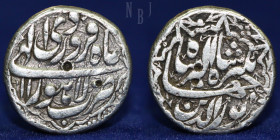 INDIA Mughal Coins Silver Rupee, mint: lahur, 11.28gm, 22mm, VF