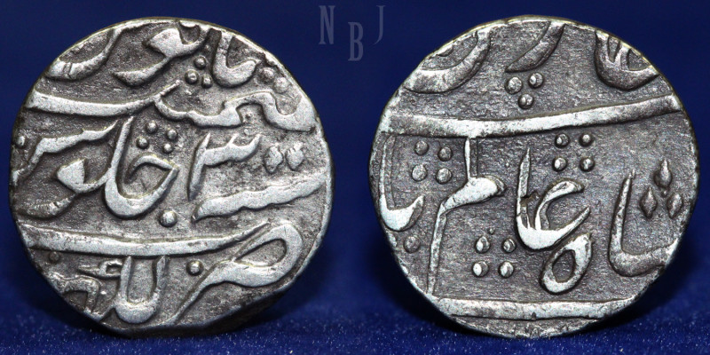 INDIAN COINS. Mughal. Alam gir II, Silver Rupee, (11.35gm, 23mm) date: 3 (A.H. 1...