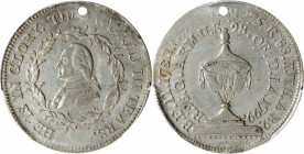 "1799" (ca. 1800) Washington Funeral Urn Medal. Musante GW-70, baker-166C, Fuld Dies 3-C2. White Metal. AU Details--Cleaned (PCGS).

29.4 mm. 87.3 g...