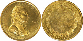 "1799" (ca. 1800) Westwood Medal. First Reverse. Musante GW-82, Baker-81A. Fire-Gilt Copper. Unc Details--Scratched (PCGS).

40.7 mm. 573.8 grains. ...