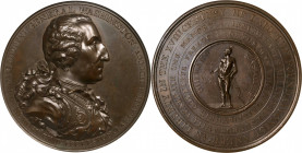 1805 Eccleston Medal. By Thomas Webb, for Daniel Eccleston. Musante GW-88, Baker-85. Bronze. MS-64 BN (NGC).

76 mm. An immensely attractive and hig...