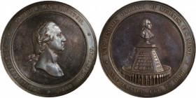 1860 U.S. Mint Cabinet Medal. Musante GW-241, Baker-326, Julian MT-23. Silver. Specimen-62 (PCGS).

60 mm. Exceptionally attractive for the assigned...