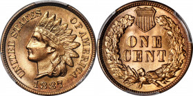1887 Indian Cent. MS-66+ RD (PCGS). CAC.

Vivid rose-red color is seen on both sides of this outstanding upper end Gem. It is a sharp and attractive...