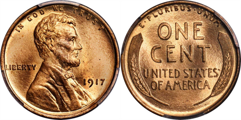 1917 Lincoln Cent. FS-101. Doubled Die Obverse. MS-66 RD (PCGS). CAC.

Here is...