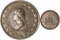 1876 First in War - Magna Est Veritas Medal. By Robert Laubenheimer. Musante GW-861, Baker-292. Silver. Specimen-63 (PCGS).

50.8 mm. 2010.1 grains....