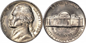 1966 Jefferson Nickel. MS-65+ FS (PCGS).

Brilliant satin-white surfaces are fully lustrous and remarkably smooth in preservation. The modern Jeffer...