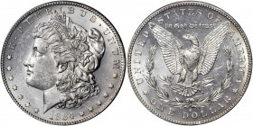 1884-S Morgan Silver Dollar. MS-60 (PCGS). CAC. OGH.

A fully lustrous, modestly prooflike example of an issue whose rarity in Mint State has long b...
