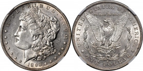 1893-S Morgan Silver Dollar. AU-58 (NGC).

This thoroughly appealing, technically impressive example is just a whisper away from Mint State preserva...